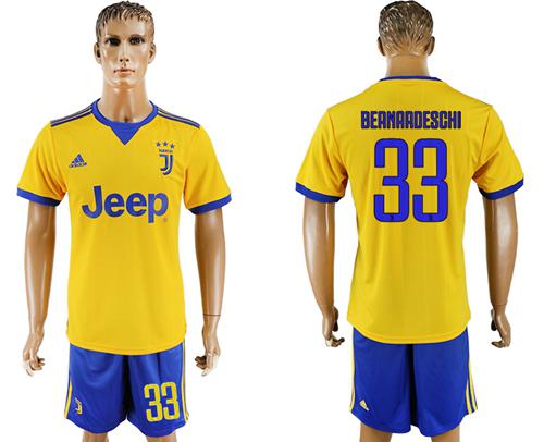 Juventus #33 Bernardeschi Away Soccer Club Jersey